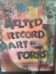 Melted Record Art Forms