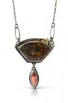 Deschutes Jasper and Carnelian Pendant