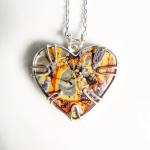 Sterling silver and Jasper Pendant