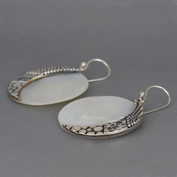 Sea Moon Earrings - Large picture