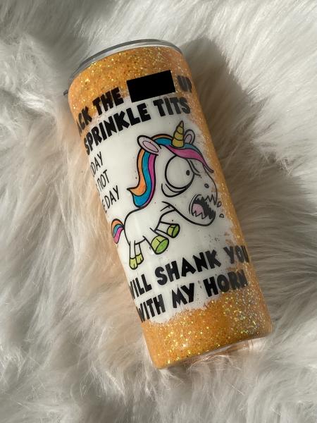 **ADULT** Angry Unicorn Thermal Tumblers picture