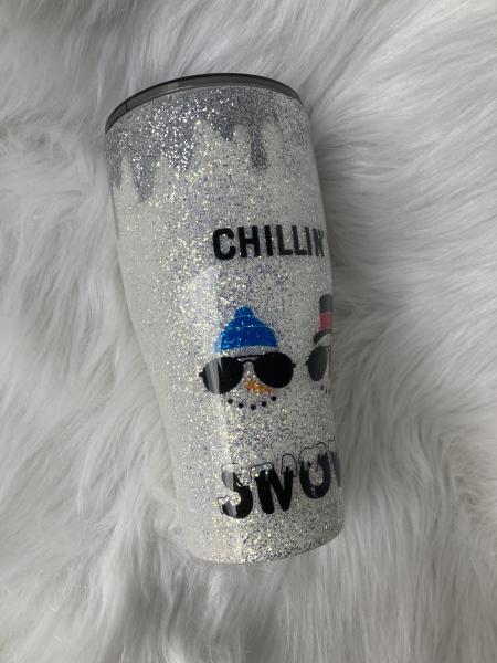 Chillin With my Snowmies Thermal Tumblers picture
