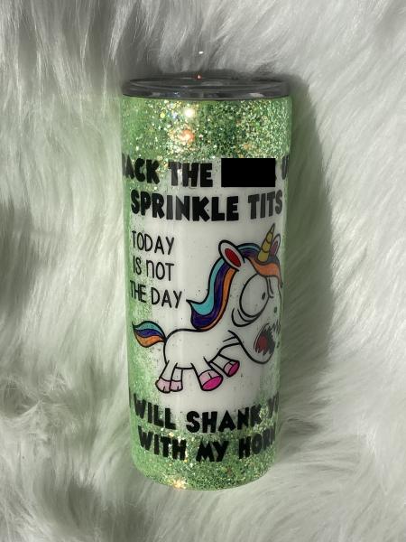 **ADULT** Angry Unicorn Thermal Tumblers picture