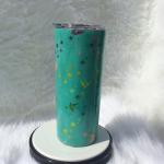 Green Fairy Dust Thermal Tumbler