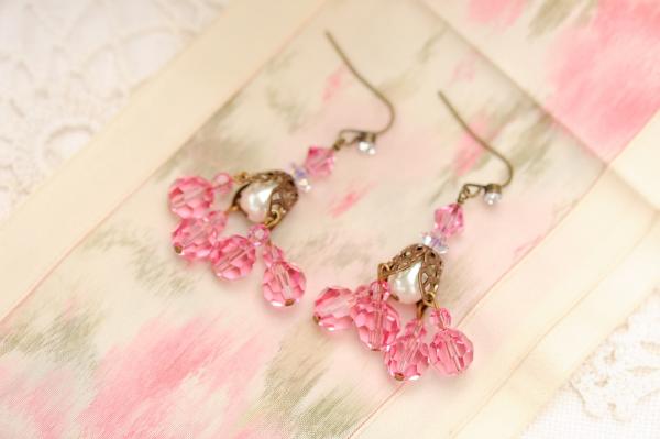Crystal chandelier earrings picture