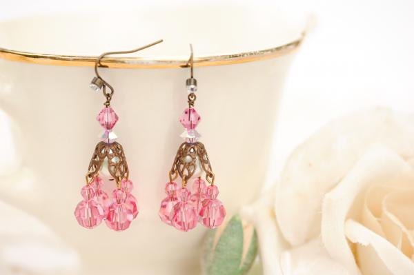 Crystal chandelier earrings picture