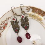 Egyptian revival earrings