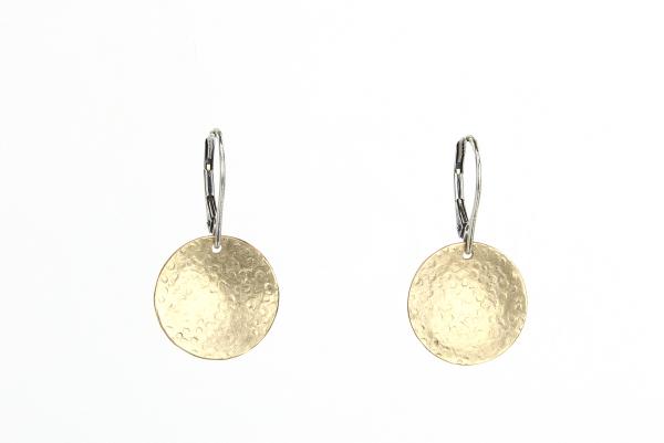 Golden Disc Earrings