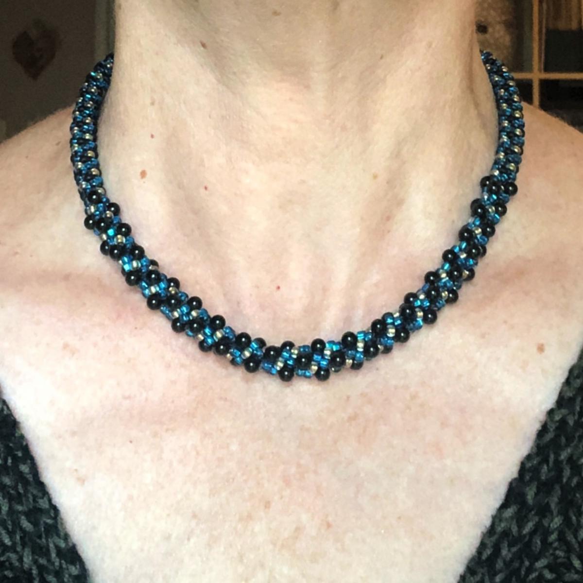 Kumihimo Necklace #8838 picture