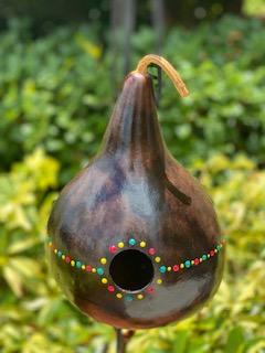 Handcrafted Gourd Birdhouse