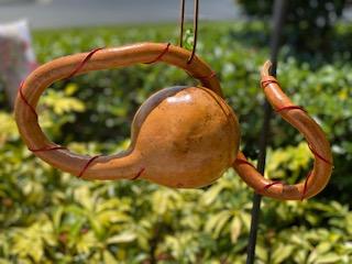 Handcrafted Wire Wrapped Gourd Birdhouse picture