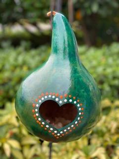 Handcrafted Gourd Birdhouse