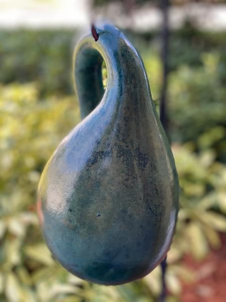 Handcrafted Swan Gourd Birdhouse picture