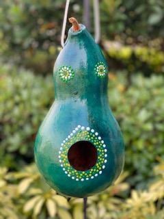 Handcrafted Gourd Birdhouse