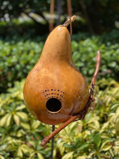 Handcrafted Gourd Birdhouse