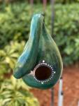 Handcrafted Swan Gourd Birdhouse