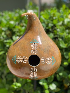 Handcrafted Gourd Birdhouse