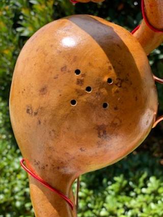 Handcrafted Wire Wrapped Gourd Birdhouse picture