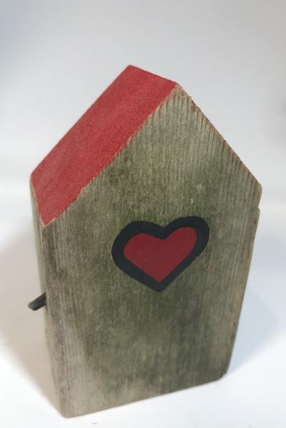 Tiny House #2 - Heart (Red Roof)
