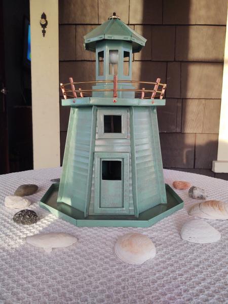 Lighthouse Lamp (Green Patina)