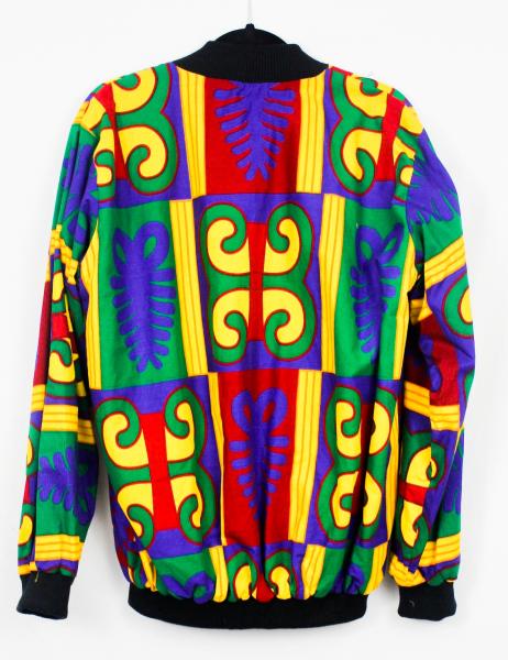 African Print Puffer Jacket