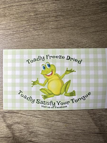 Toadly Freeze Dried