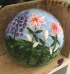 Needle Felted Ornament/Air Freshener Ball