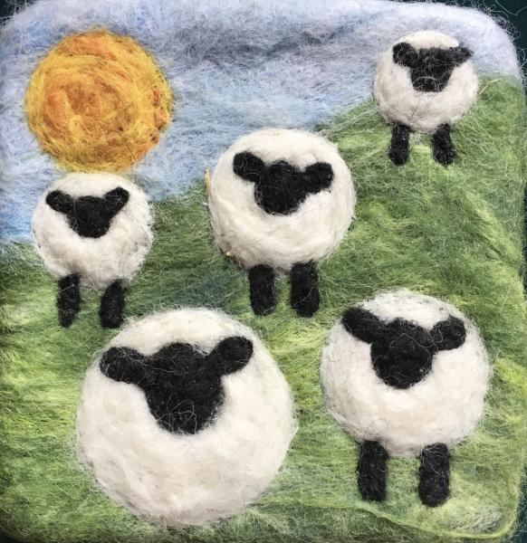 Needle Felted Goat Milk Soap picture