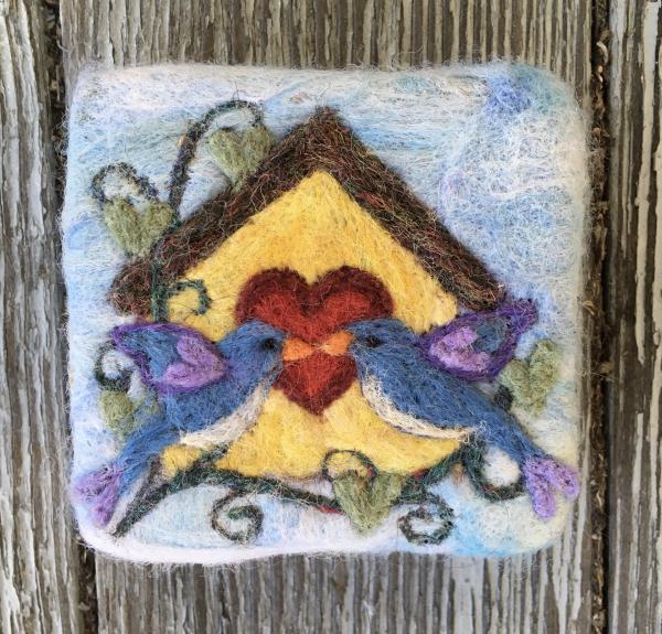 Needle Felted Goat Milk Soap picture