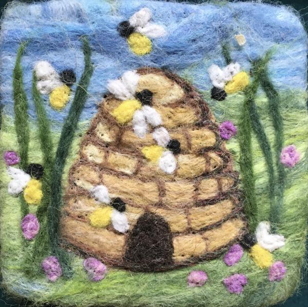 Needle Felted Goat Milk Soap picture