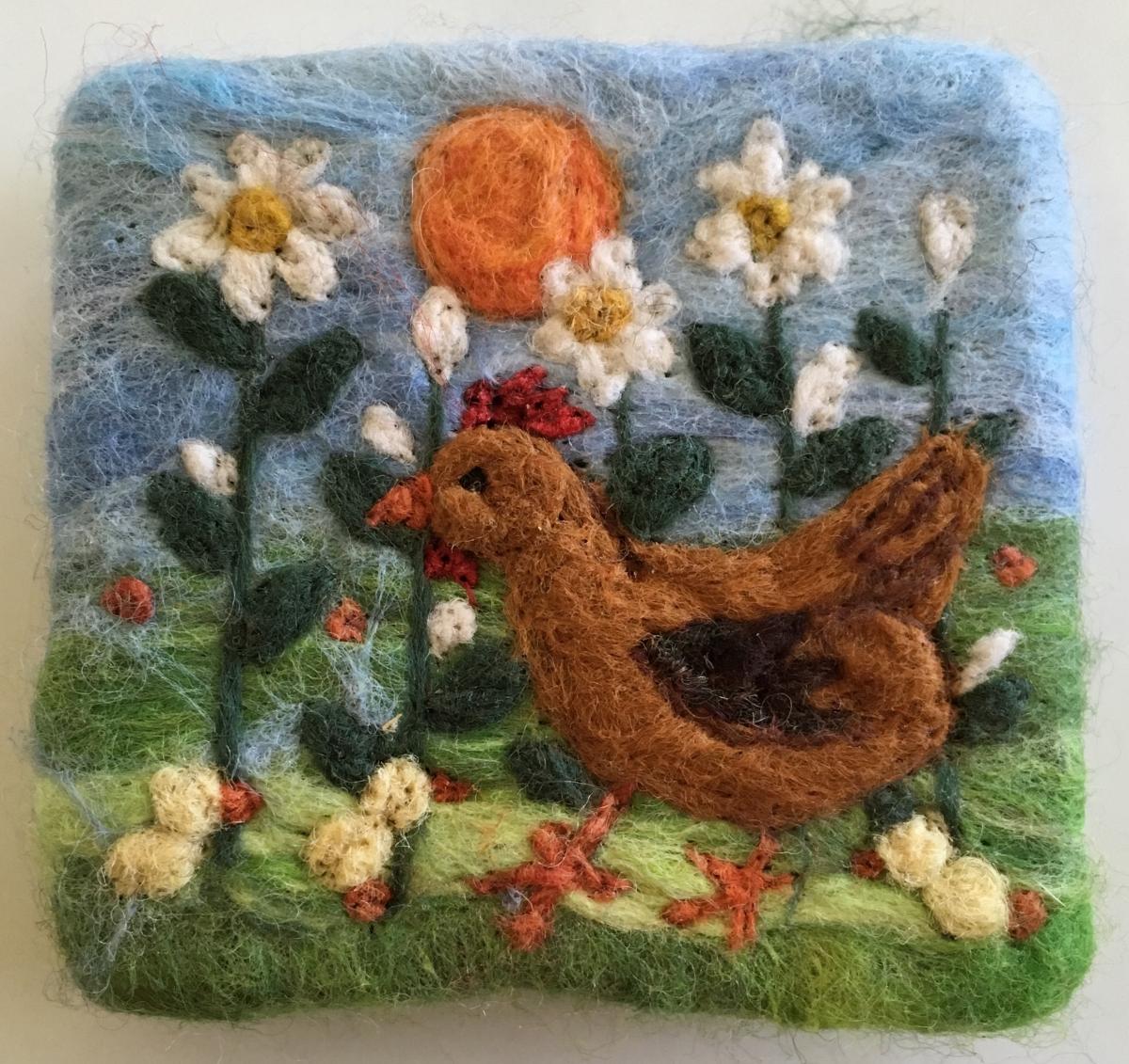 Needle Felted Goat Milk Soap picture