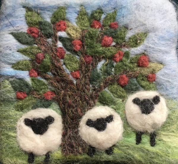 Needle Felted Goat Milk Soap picture