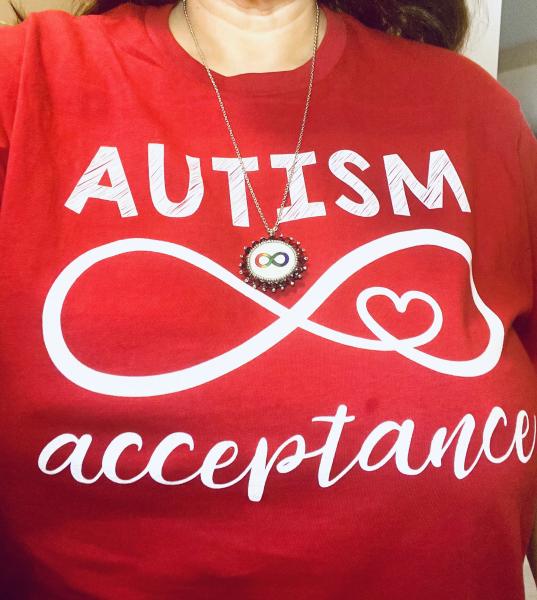 Autism Acceptance Pendant Necklace picture