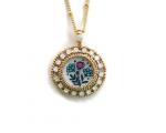 Flowers Are Blooming Pendant Necklace
