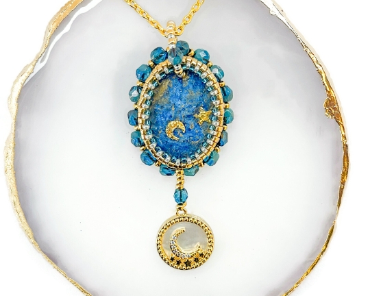Blue Moon Pendant Necklace picture