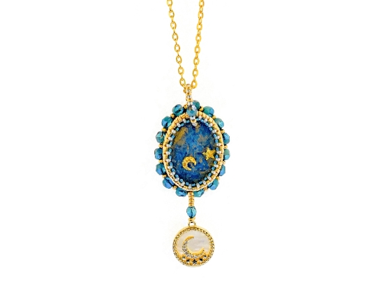 Blue Moon Pendant Necklace picture