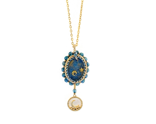 Blue Moon Pendant Necklace picture