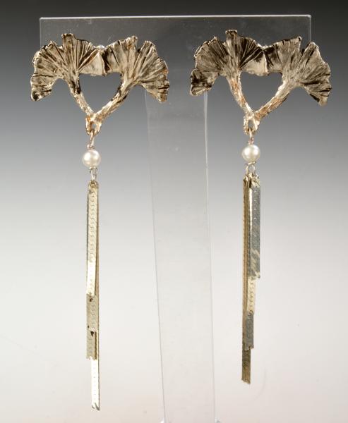 Gingko Earrings on post picture