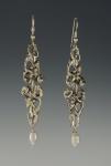 #564E Double Floral Earrings