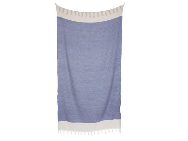 Hand loomed beach/bath towel picture