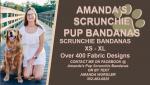 Amanda’s Scrunchie Pup Bandanas
