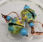 Blue Dragonfly Earrings