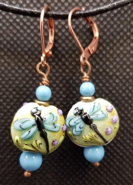 Blue Dragonfly Earrings picture