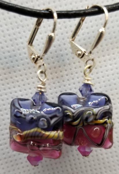 Purple/Pink Earrings picture