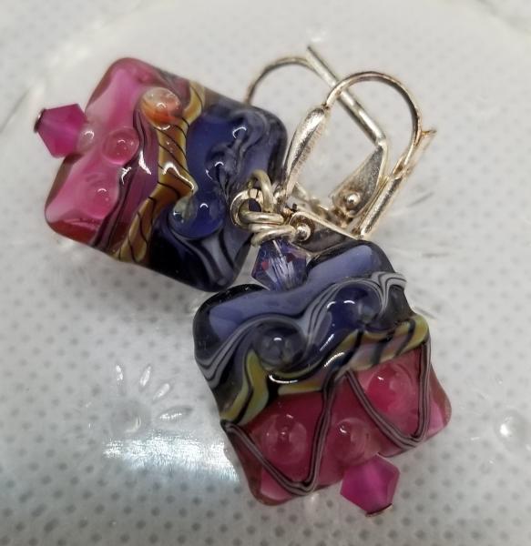 Purple/Pink Earrings