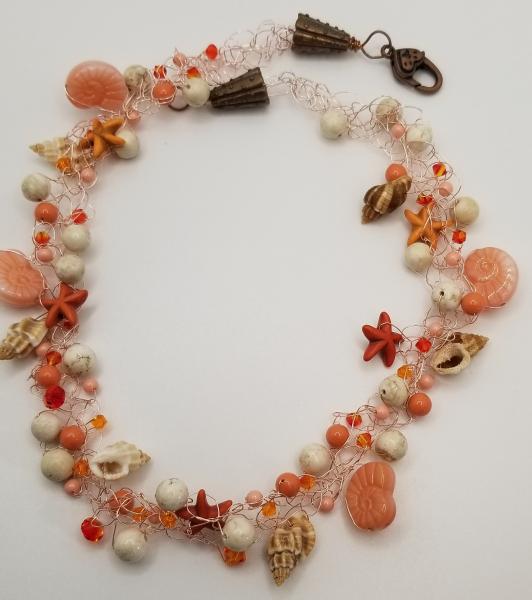 Coral and Shells Wire Crochet picture