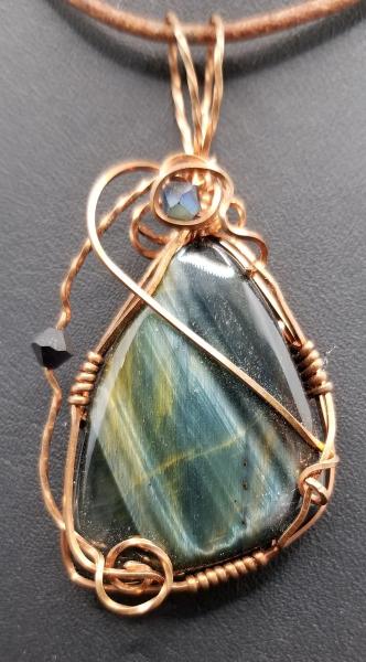 Blue Tiger-eye Pendant