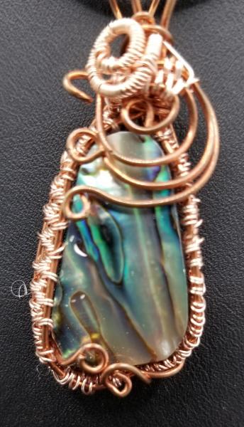 Abalone in Copper Pendant