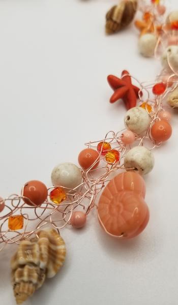 Coral and Shells Wire Crochet picture