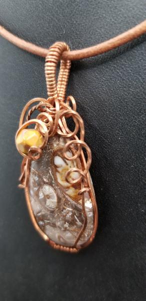 Agate Wire Wrapped Pendant